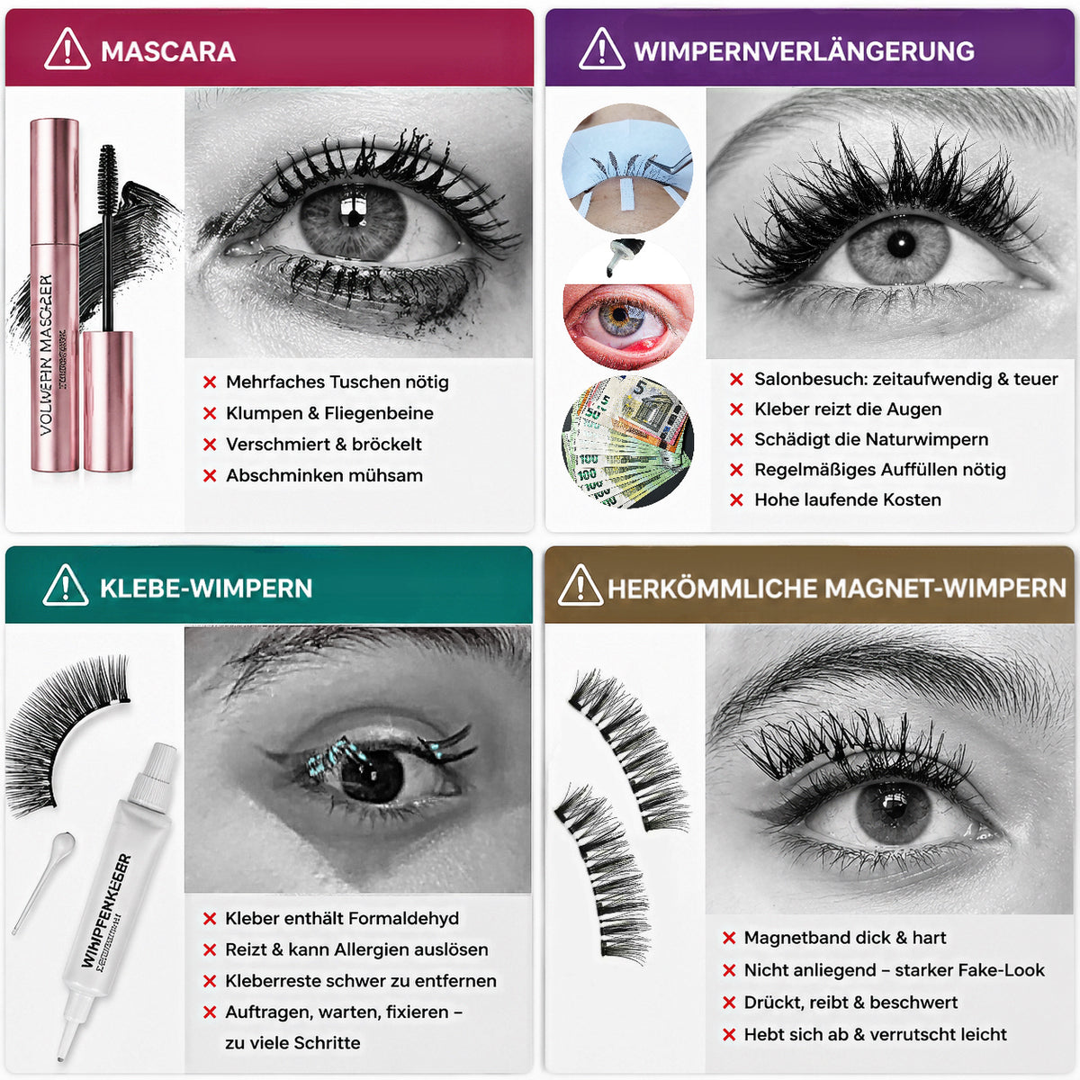 CAMIIR Soft-Magnet Lashes | Dual Soft-Magnet Technology | No Glue | 3 Styles