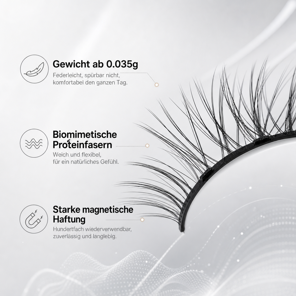 CAMIIR Magnetic Lashes — No Glue, 24H Hold, Reusable